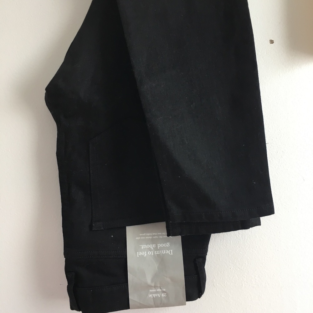 Everlane black denim 29 NWT